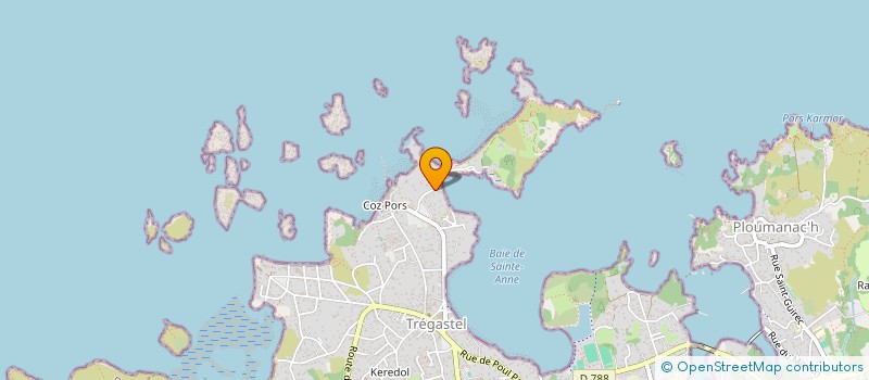 localisation de l'entreprise MADAME CAROLINE COURCOUX à TREGASTEL