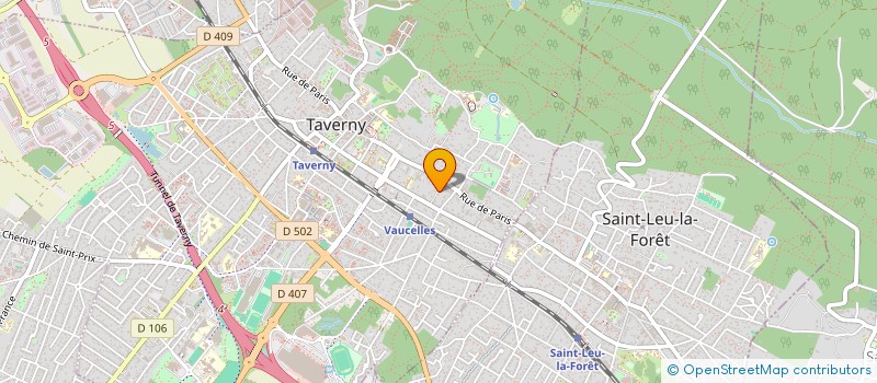 localisation de l'entreprise MADAME CAROLINE COURREGES  TAVERNY