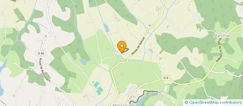 localisation de l'entreprise MADAME CAROLINE COURRIERE  MONCLAR-DE-QUERCY