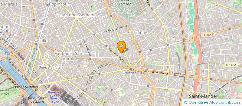 localisation de l'entreprise MADAME CAROLINE COURTOIS  PARIS