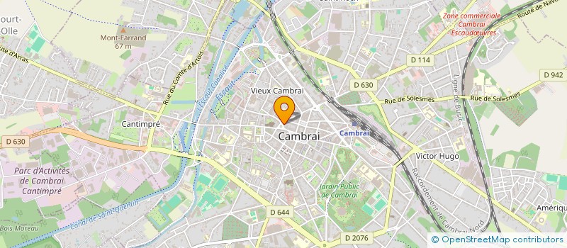 localisation de l'entreprise MADAME CAROLINE COUSIN  CAMBRAI