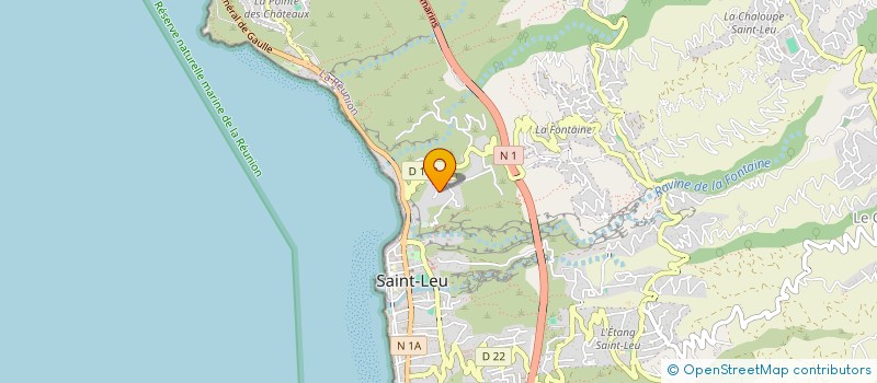 localisation de l'entreprise MADAME CAROLINE COUTURIER  SAINT-LEU