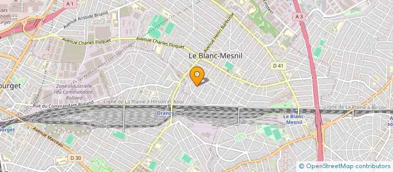 localisation de l'entreprise MADAME CAROLINE COUVRET à LE BLANC-MESNIL