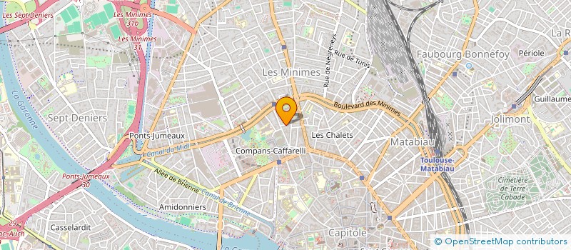 localisation de l'entreprise MADAME CAROLINE COVAS à TOULOUSE