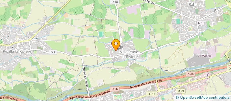 localisation de l'entreprise MADAME CAROLINE CREME  VILLENEUVE-LA-RIVIERE