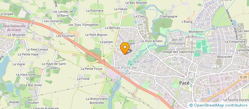 localisation de l'entreprise MADAME CAROLINE CRENN à PACE