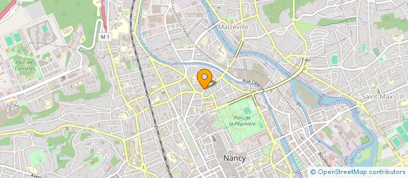 localisation de l'entreprise MADAME CAROLINE CUNIN  NANCY