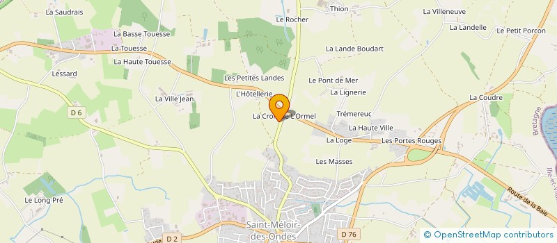 localisation de l'entreprise MADAME CAROLINE CUPIF  SAINT-COULOMB