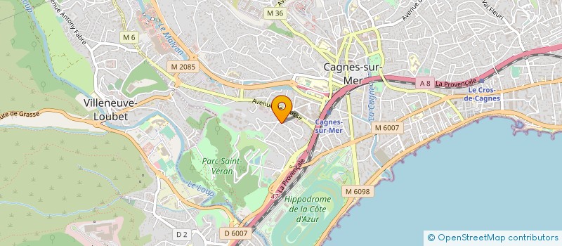 localisation de l'entreprise MADAME CAROLINE D'ASTA à CAGNES-SUR-MER
