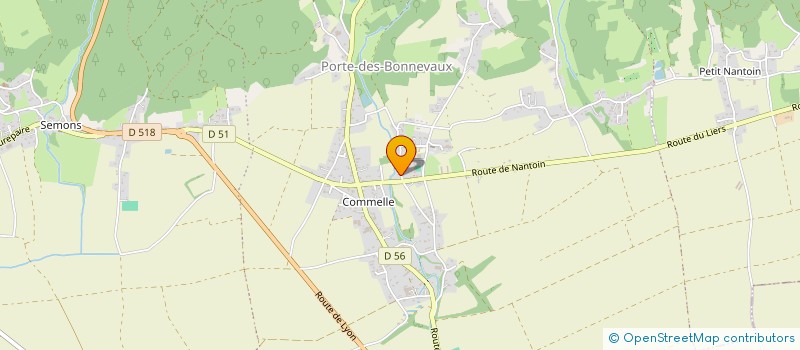 localisation de l'entreprise MADAME CAROLINE D'ELBEE  LA BIOLLE