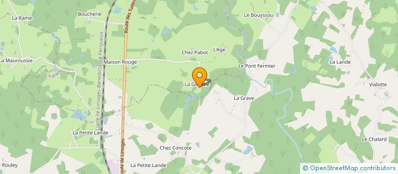 localisation de l'entreprise MADAME CAROLINE DA COSTA à CHALAIS