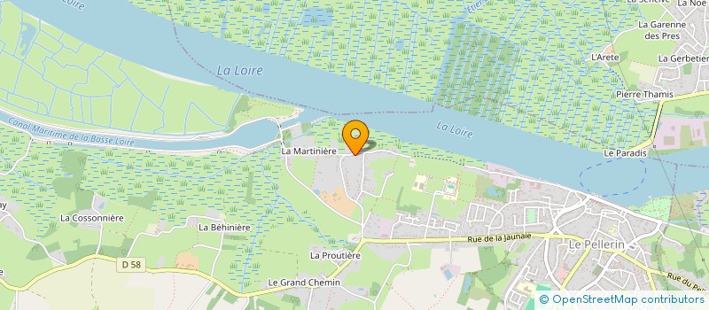 localisation de l'entreprise MADAME CAROLINE DAILLY  LE PELLERIN