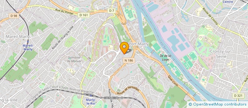 localisation de l'entreprise MADAME CAROLINE DALLEM  LE PORT-MARLY