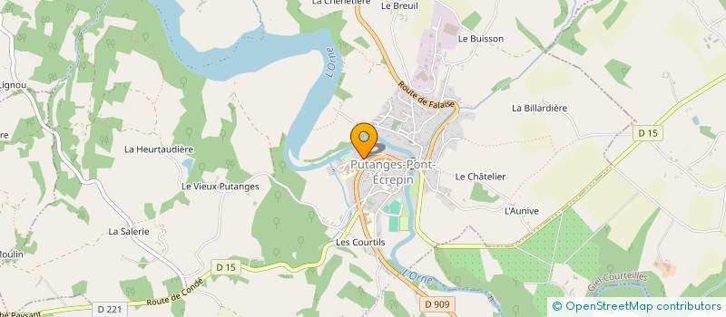 localisation de l'entreprise MADAME CAROLINE DALMONT à PUTANGES-LE-LAC