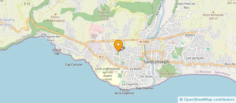 localisation de l'entreprise MADAME CAROLINE DAMOUR à SAINT-JOSEPH