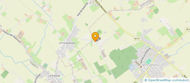 localisation de l'entreprise MADAME CAROLINE DANCKAERT  VERLINGHEM