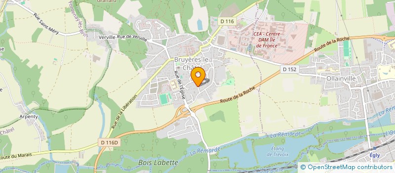 localisation de l'entreprise MADAME CAROLINE DANCOINE  BRUYERES-LE-CHATEL