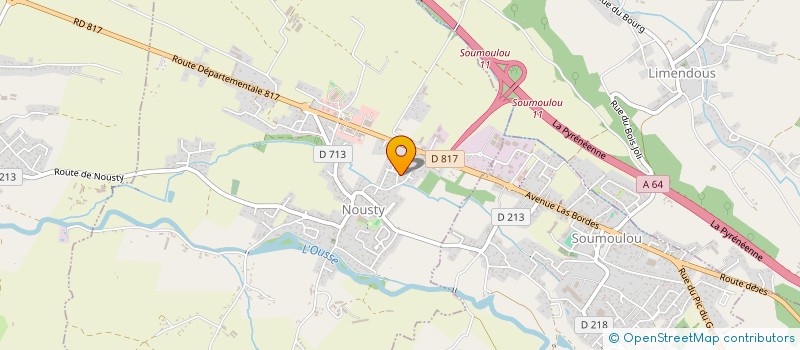 localisation de l'entreprise MADAME CAROLINE DANGAYS  NOUSTY