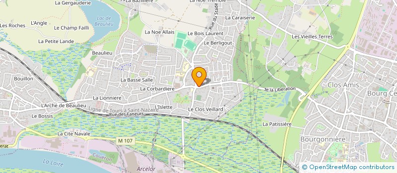 localisation de l'entreprise MADAME CAROLINE DANIAU CLAVREUL à COUERON