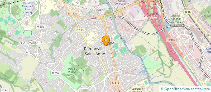 localisation de l'entreprise MADAME CAROLINE DANIOUX  RAMONVILLE-SAINT-AGNE