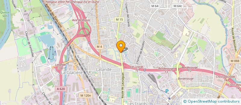 localisation de l'entreprise MADAME CAROLINE DARDENNE à TOULOUSE
