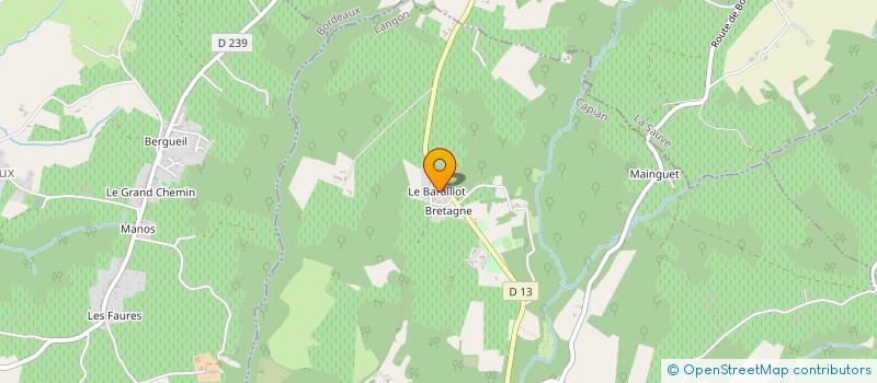 localisation de l'entreprise MADAME CAROLINE DARRACQ  CAPIAN