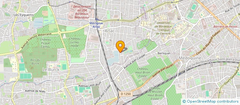 localisation de l'entreprise MADAME CAROLINE DARTIAILH  MERIGNAC