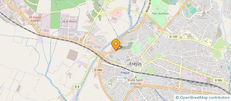 localisation de l'entreprise MADAME CAROLINE DAURIS à FREJUS