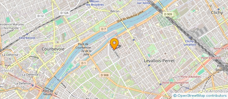 localisation de l'entreprise MADAME CAROLINE DAUTEUILLE à LEVALLOIS-PERRET