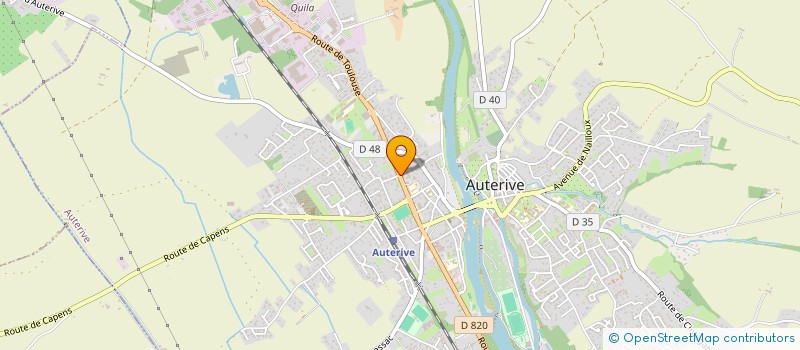 localisation de l'entreprise MADAME CAROLINE DAVID  AUTERIVE