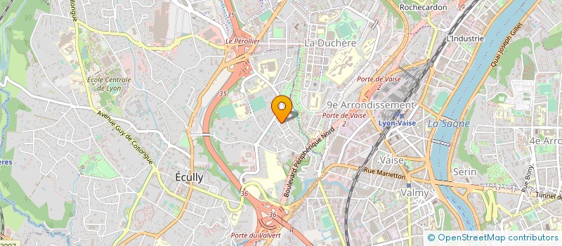 localisation de l'entreprise MADAME CAROLINE DE BAUDUS DE FRANSURES  ECULLY