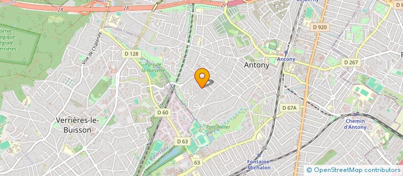 localisation de l'entreprise MADAME CAROLINE DE CARVALHO à ANTONY