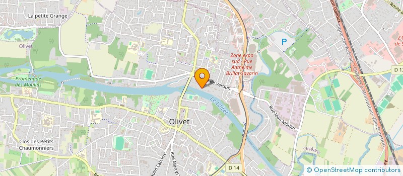 localisation de l'entreprise MADAME CAROLINE DE CHABOT à OLIVET