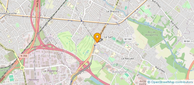 localisation de l'entreprise MADAME CAROLINE DE GORTER à VILLENEUVE-D'ASCQ