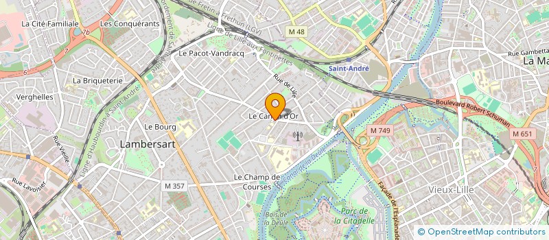 localisation de l'entreprise MADAME CAROLINE DE GROOTE à LAMBERSART