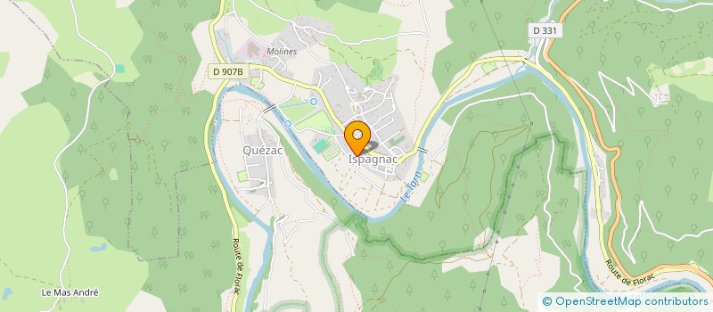 localisation de l'entreprise MADAME CAROLINE DE LA ENCARNATION  ISPAGNAC