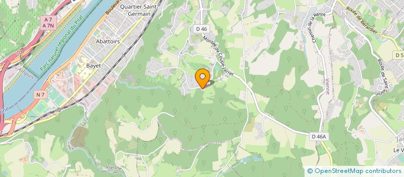 localisation de l'entreprise MADAME CAROLINE DE LUZY DE PELISSAC à VIENNE