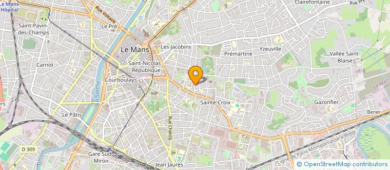 localisation de l'entreprise MADAME CAROLINE DE MONCUIT DE BOISCUILLE  LE MANS