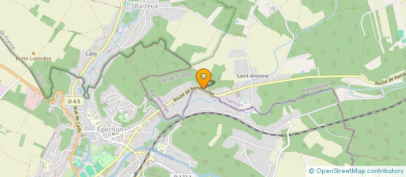 localisation de l'entreprise MADAME CAROLINE DE PAUW  SAINT-HILARION