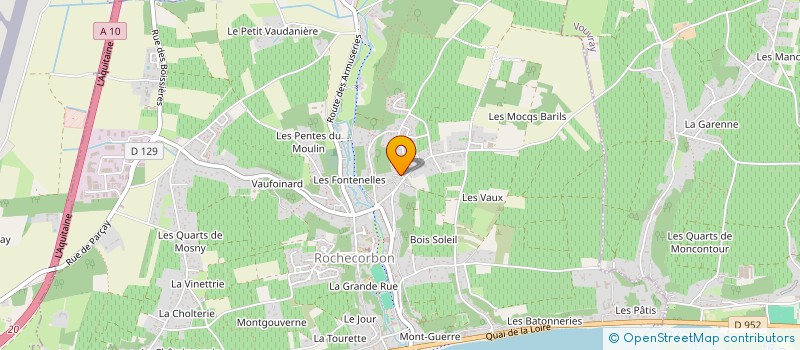 localisation de l'entreprise MADAME CAROLINE DE SURMONT à ROCHECORBON