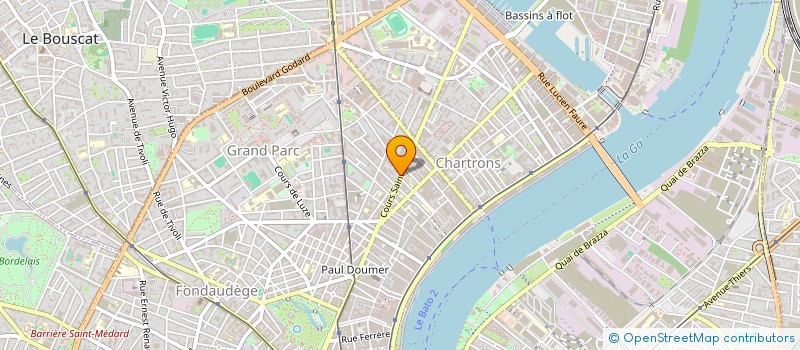 localisation de l'entreprise MADAME CAROLINE DE TESTA  BORDEAUX