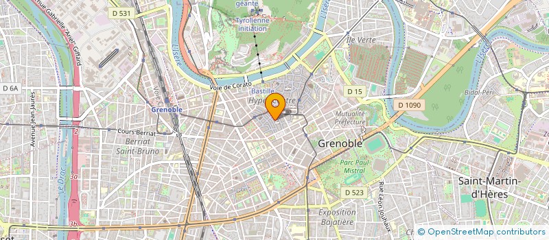 localisation de l'entreprise MADAME CAROLINE DEBARGE à GRENOBLE