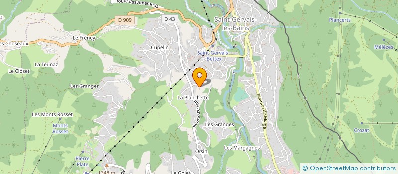 localisation de l'entreprise MADAME CAROLINE DEBOES  SAINT-GERVAIS-LES-BAINS