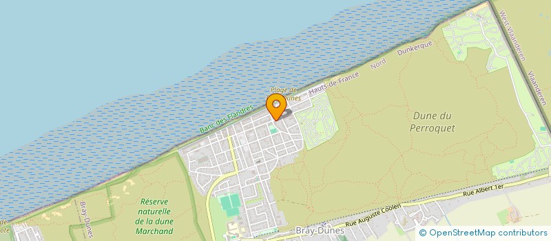 localisation de l'entreprise MADAME CAROLINE DEBUYSER  BRAY-DUNES