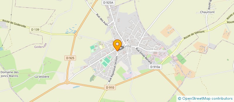 localisation de l'entreprise MADAME CAROLINE DECHAMPS à GODERVILLE