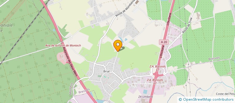 localisation de l'entreprise MADAME CAROLINE DEFER  BRESSOLS