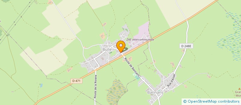 localisation de l'entreprise MADAME CAROLINE DEFRASNE  BOUVERANS