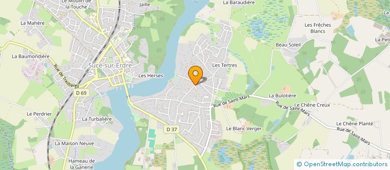 localisation de l'entreprise MADAME CAROLINE DEGOIS  SUCE-SUR-ERDRE