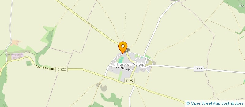 localisation de l'entreprise MADAME CAROLINE DEGRAVE  THURY-EN-VALOIS