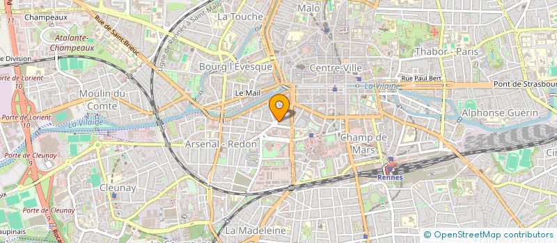 localisation de l'entreprise MADAME CAROLINE DEHANT  RENNES